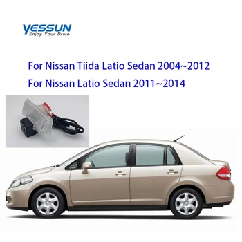 Yessun bageste kamera For Nissan Tiida Latio Sedan 2004~2012 Bil CCD LED Backup Omvendt bakkamera /nummerplade kamera