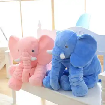 Blød Plys Elefant-Dukke Fra Toy Børn Sovende Ryg Pude Sød Udstoppet Elefant Baby Ledsage Dukke Xmas Gave