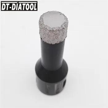 DT-DIATOOL 2stk M14 Tør Vakuum Loddede Diamant Boring Core Bits Keramiske Fliser hulsav Granit Marmor Sten Bor Grit35/40