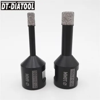 DT-DIATOOL 2stk M14 Tør Vakuum Loddede Diamant Boring Core Bits Keramiske Fliser hulsav Granit Marmor Sten Bor Grit35/40