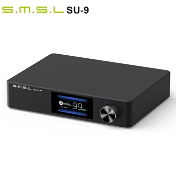 SMSL SU-9 MQA Audio DAC ES9038Pro 2nd Gen XMOS DSD512 PCM768kHz/32Bit Bluetooth-5.0 UAT LDAC USB-Balanceret Output-Dekoder