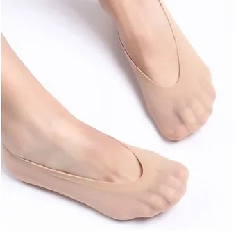 20Pairs Ms sommer ankel sokker kvinder candy farve silikone tynd, usynlig sokker af silke sokker low cut billige damer sox