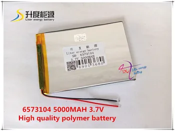 1 STK gratis fragt Størrelsen 6573104 3,7 V 5000mah Lithium polymer Batteri med Beskyttelse af yrelsen For Tablet-Pc ' er, PDA