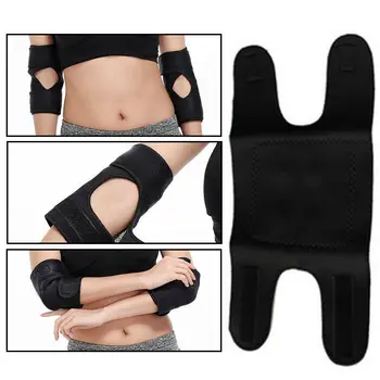 Hot 1Pair Self Heating Arm Albue Puder Pad Terapi Turmalin Håndled Bælte smertelindring Enhed EK-Nyt