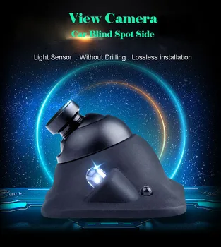 Bilen, side Blind spot View-kamera,Forside Kamera,Night Vision Vandtæt HD CCD Bil bagfra alle Vinkel Parkering Assistent