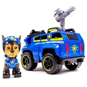 Paw Patrulje Chase ' s Spion-Cruiser Vehice Med Collectible Figur Patrulla Canina Toy Action Figur Model Køretøj Bil Kids Xmas Gave