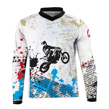 Motocross jersey Moto GP Jersey Hurtig Tør Downhill Cykel-Shirt til Mænd MTB T-Shirt Unge Jersey moto BMX Børne/Junior cykling