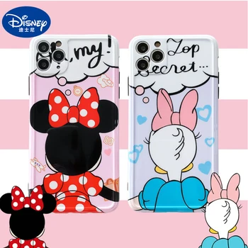 Disney taske til IPhone IPhone X/xs/xr/xs Max/11/11Pro Max/11Pro /7/8/7plus/8plus/SE2 Telefonen Tilfælde Minnie Daisy tegneseriefigur
