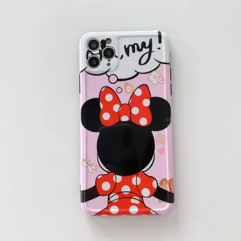Disney taske til IPhone IPhone X/xs/xr/xs Max/11/11Pro Max/11Pro /7/8/7plus/8plus/SE2 Telefonen Tilfælde Minnie Daisy tegneseriefigur