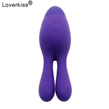 Loverkiss Funny 10 Vibrationer Silikone Rabbit Vibrator Kvindelige Masturbator Klitoris Massager G spot vibrator,Voksen Sex Legetøj 18053