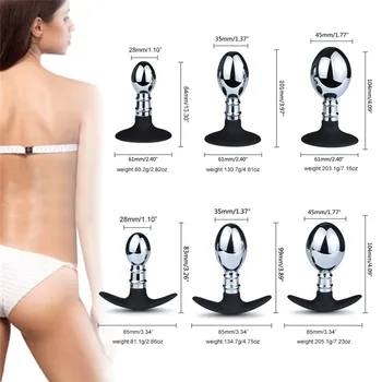 Undertøj Offentlig Små og Store Metal, Silikone Anal Perler Butt Plug Vaginal Dildo Unisex SM Indsætte Sex Legetøj til Mænd, Kvinder