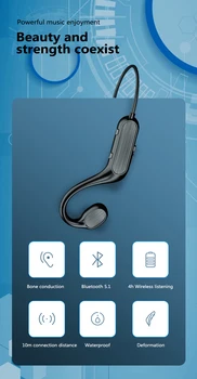 Knogle-Ledning til Hovedtelefoner G200 Øre-Krog Vandtæt Trådløs Bluetooth-Åbent Øre Sport Hovedtelefoner Gaming Headset Til Xiaomi IOS Mp3