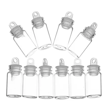 Kapacitet 1 ml (11*22*7mm) 50stk/masse flaske gennemsigtig søde glas hætteglas , Glas, Flasker ,mini-hætteglasset