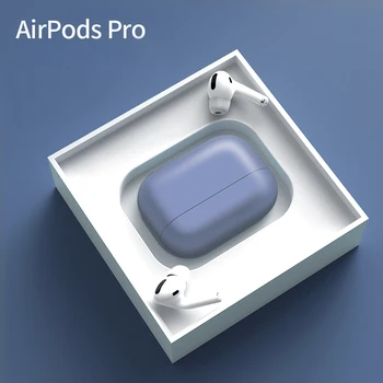 Originale Flydende Silikone etui til Apple Airpods Pro Slim Cover Tilfælde Flerfarvet Beskyttende Hud for Airpods 3 Dropshipping