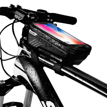 Regntæt Cykel Taske Frame Front Øverste Rør Cykling Taske Reflekterende 6.5 i Telefonen Tilfælde Touchscreen Taske MTB Cykel Tilbehør