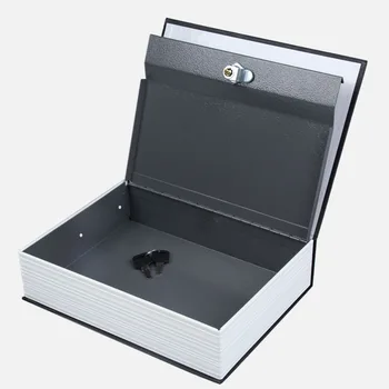 Hemmelige Kasse Bog Pengeskab med nøglelås Penge, Smykker Safty Samling Tilfælde Husstand Skab Storage Box Kontant Sikker Kasser