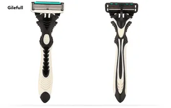 16pcs/masse Shaver til Mænd 6-Vinger Barberblad for Mænd Intimbarbering DORCO med Retail Pakke