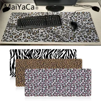 MaiYaCa 2018 Nye pink hvid cheetah print Tastatur Gaming Musemåtter Stor Gaming musemåtte Lockedge musemåtten Tastatur Pad