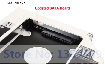 NIGUDEYANG 2nd SATA HD SSD Harddisk Optisk Caddie Adapter til Clevo P150HM P151SM P150SMA P151EM1