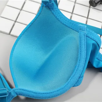 Mozhini forår sommer problemfri sexet push up bh undertøj duoble cup kvindelige bra for studerende pige lille bryst, bra 32 34 36 38 AB