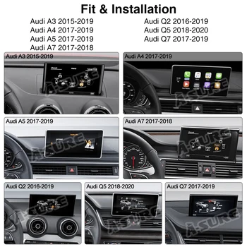 En Sikker Bil Video Interface Til Android 9 4K Afkodning Max GPS-Gratis Fjernbetjening Til Audi A3 A4 A5 A7 Q2 Q5 Q7 WIFI 4G LTE-SIM