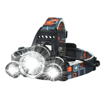 Lys 12000LM 3 x XML T6 LED Genopladelige HeadTorch Forlygte Lampe