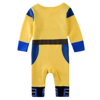 Baby Drenge Superhelt Kostume Romper Spædbarn Cute Tøj Til Nyfødte Buksedragt Halloween Fest Cosplay Tøj