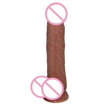 Silicone Soft Dildo sugekop Realistisk Penis Stor Pik Fast Hud Føles sexlegetøj Til Kvinde Produkter Strapon Dildoer fisse