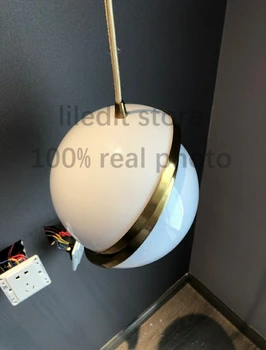 Moderne Akryl Ball Pendel Lamper Armatur Nordiske Hængende Lampe, Seng, Værelse, Køkken Spisestue med Seng, Suspension Belysning i Hjemmet Indretning