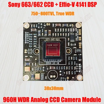 750TVL~800TVL 663 662 WDR CCD Effio-V 4141 DSP CCTV Kamera Modul Bord PCB OSD HLC Motion Detection Wide Dynamic Range