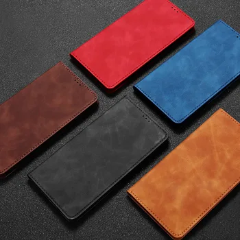 Flip Case Til Xiaomi Pocophone M3 M2 X2 X3 F2 Pro Mat Læder Pung Cover På Poco M3 Magnetiske Kort, Blød Sag Indehaver