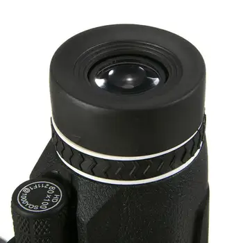 Høj Kvalitet 80X100 HD Zoom Monokulare Teleskop Klare Svag Night Vision med SmartPhone Holder til Jagt Bærbare Okularet