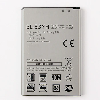 ISUN 5pcs/masse Mobiltelefon Batteri Til LG G3 D855 D851 D850 G3 CDMA VS985/LS990 BL-53YH BL53YH telefonens Batteri Udskiftning