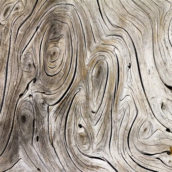 Brugerdefineret Vægmaleri af Ikke-vævet Tapet Retro Træ, Korn Abstrakt Kunst Maleri Stue med Sofa, TV Baggrund Foto Wall Paper 3D