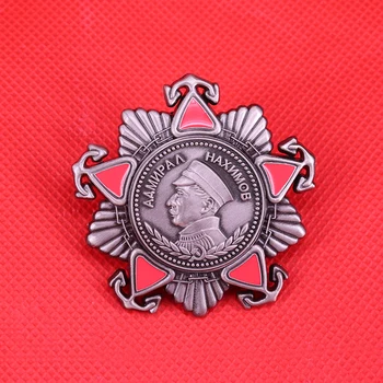 Russisk For Admiral Nakhimov Sovjetiske medal award replica kopi