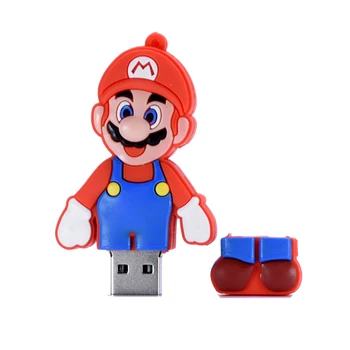 Tegnefilm Pen-Drev Super Mario Usb Flash Drive 4GB, 8GB, 16GB, 32GB, 64GB 128GB 256 GB Hukommelse Spil Flash Stick Pendrive U Stick Gave