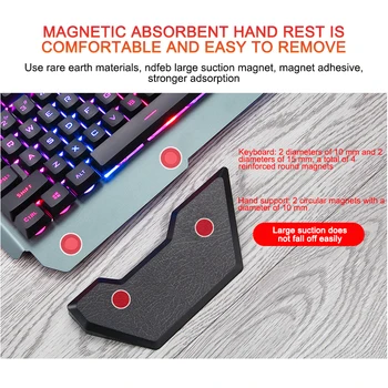 Mekanisk Gaming Tastatur Med RGB-Baggrundslys telefonholder Kablede Ergonomisk Tastatur Gamer-Tastatur Til Tablet Desktop For PUBG