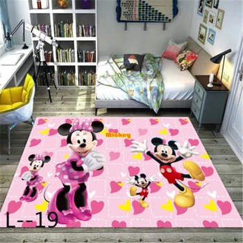 Minnie Mickey mouse playmat Tæppe kids Tæpper Døren til Soveværelset Mat Træ Bord Print Tæpper Køkken til Stue Playmat Gave