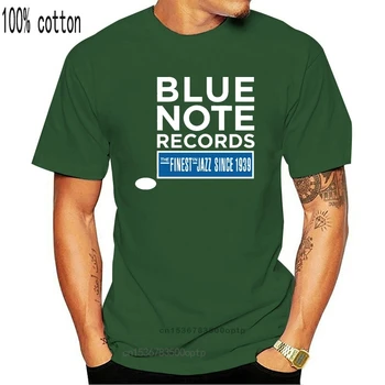 NEU BLUE NOTE Records Jazz Musik Mens Nye T-shirt S til 3XL