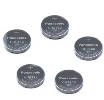 5PCS/MASSE Nye Originale Panasonic CR2450 CR 2450 3V Lithium knapcelle Batteri Mønt Batterier Til Ure,høreapparater