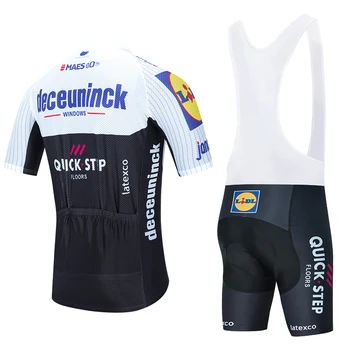 2020 SORT QUICKSTEP cycling jersey cykel Bukser sæt 20D mtb Ropa herre summer quick dry pro CYKEL-shirts Maillot