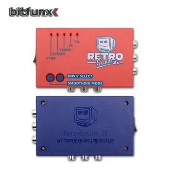 Bitfunx RetroScaler2x A/V til HDMI Konverter og Line-doubler for Retro Spil-Konsoller PS2/N64/NES/SEGA Dreamcast/Saturn/MD1/MD2 18624