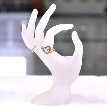 Mode Personlige OK Mannequin Hånd Armbånd Ring Ur Display Smykker Holder Prop Indretning Smykker Organizer