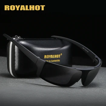 RoyalHot Mænd Kvinder Polariseret Cool Rammeløse Sports Solbriller Vintage solbriller Retro Briller Nuancer Oculos Mandlige spt009