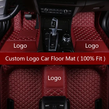 Flash-mat Logo bil gulvmåtter for Chrysler 300C Grand Voyager Sebring bil styling, auto tilbehør, bil tæppe dækker Styling