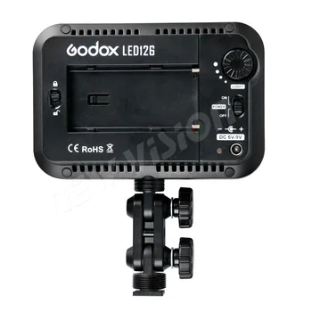 Godox LED126 5500-6500K Video Lampe Lys for Digital Kamera, Videokamera DV Bryllup Videography Foto-journalistiske Video Optagelse