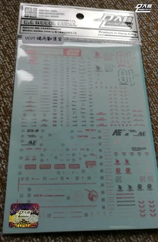UC19 DL Gundam MG UNICORN RX-0 Decal Sticker Model Værktøj