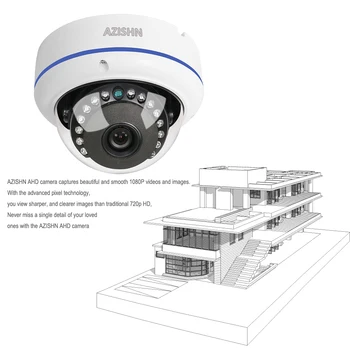 Vandalproof Anti-Vandal AHD Kamera, 1080P VideoCamera 25M Night Vision CCTV Kamera Udendørs Vandtæt Sikkerhed Kamera