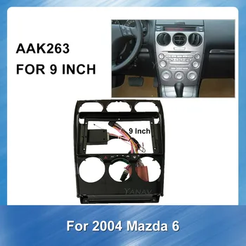 2 din Bil dvd-Audio-Fascia ramme panel For Mazda 6 2004 bil Radio dvd-Panel In-dash Fascias Dash Installere kit trim monteringsramme