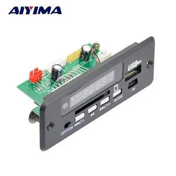 Aiyima 12V Bluetooth MP3 WAV audio dekoder bord med kontakten AUX-5P yrelsen håndfri opkald